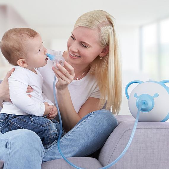 Nosiboo Pro Babycare Nasal Aspirator - Blue or Green - Electric - 230V –  Libra Baby