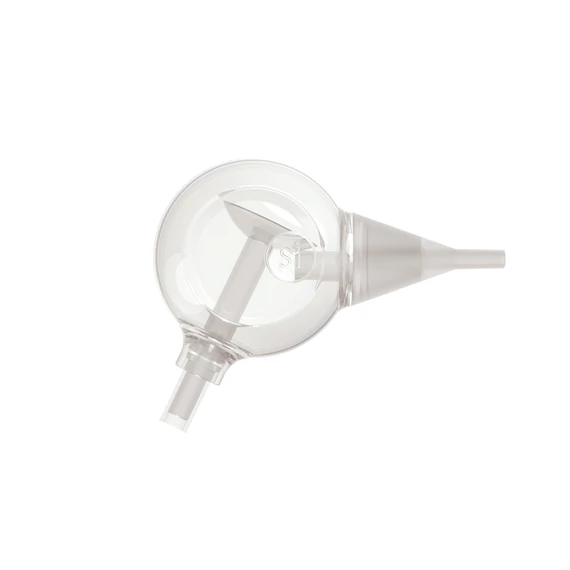 Foiled Colibri head grey with newborn nose tip